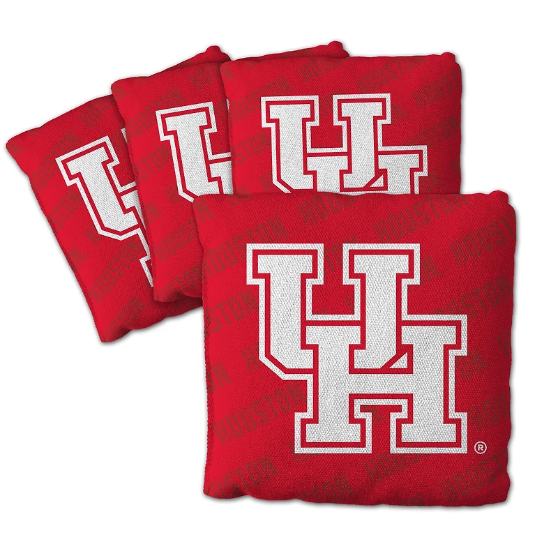 IDNA Houston Cougars Four-Piece Cornhole Bag Set