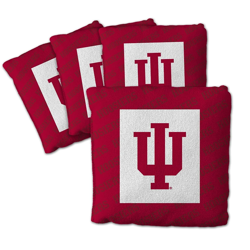 IDNA Indiana Hoosiers Four-Piece Cornhole Bag Set
