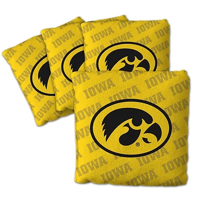 IDNA Iowa Hawkeyes Four-Piece Cornhole Bag Set