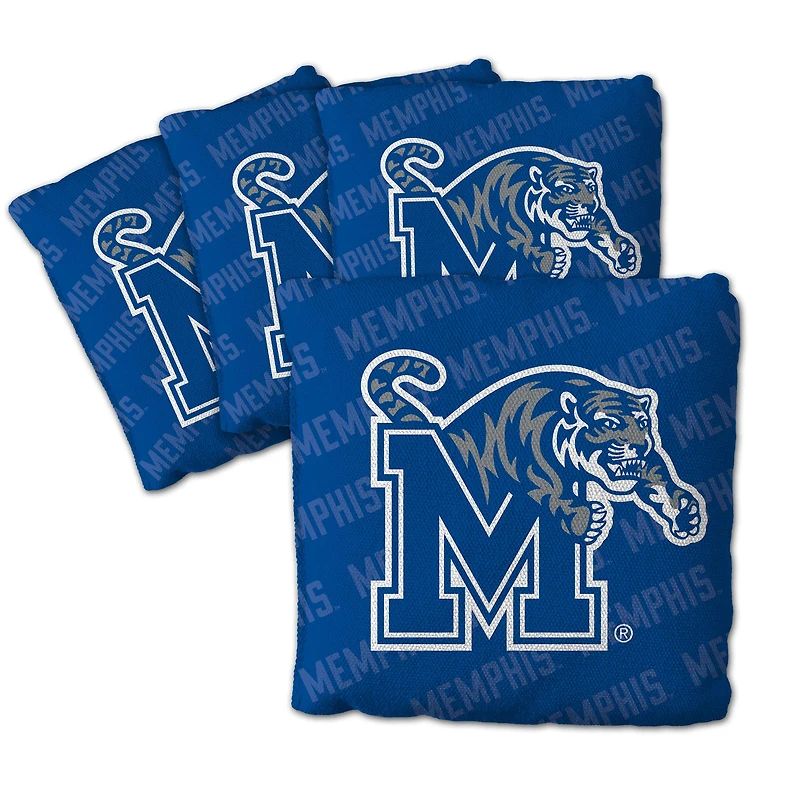 IDNA Memphis Tigers Four-Piece Cornhole Bag Set
