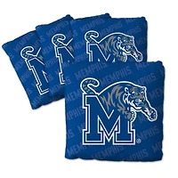 IDNA Memphis Tigers Four-Piece Cornhole Bag Set