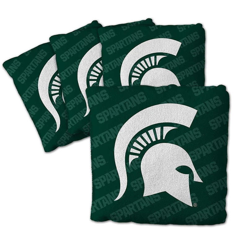 IDNA Michigan State Spartans Four-Piece Cornhole Bag Set