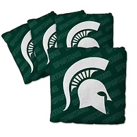 IDNA Michigan State Spartans Four-Piece Cornhole Bag Set