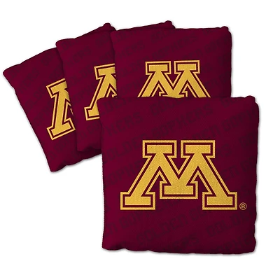 IDNA Minnesota Golden Gophers Four-Piece Cornhole Bag Set