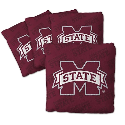 IDNA Mississippi State Bulldogs Four-Piece Cornhole Bag Set