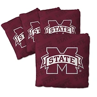 IDNA Mississippi State Bulldogs Four-Piece Cornhole Bag Set