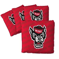 IDNA NC State Wolfpack Four-Piece Cornhole Bag Set