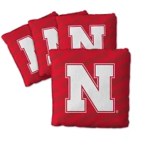 IDNA Nebraska Huskers Four-Piece Cornhole Bag Set