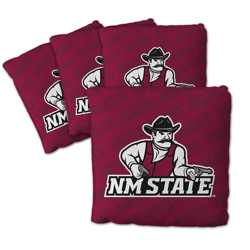 IDNA New Mexico State Aggies Four-Piece Cornhole Bag Set
