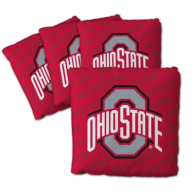 IDNA Ohio State Buckeyes Four-Piece Cornhole Bag Set