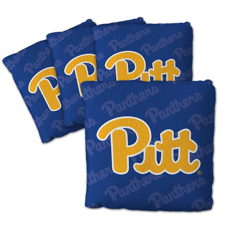 IDNA Pitt Panthers Four-Piece Cornhole Bag Set