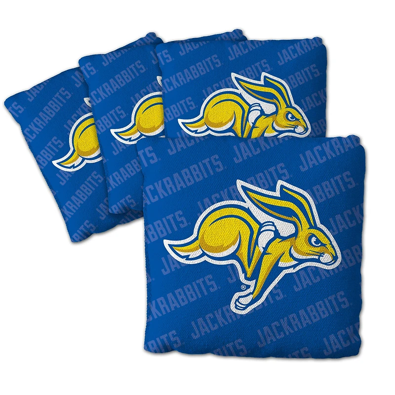 IDNA South Dakota State Jackrabbits Four-Piece Cornhole Bag Set