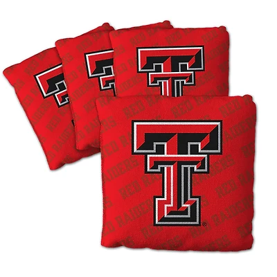 IDNA Texas Tech Red Raiders Four-Piece Cornhole Bag Set