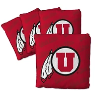 IDNA Utah Utes Four-Piece Cornhole Bag Set