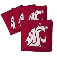 IDNA Washington State Cougars Four-Piece Cornhole Bag Set