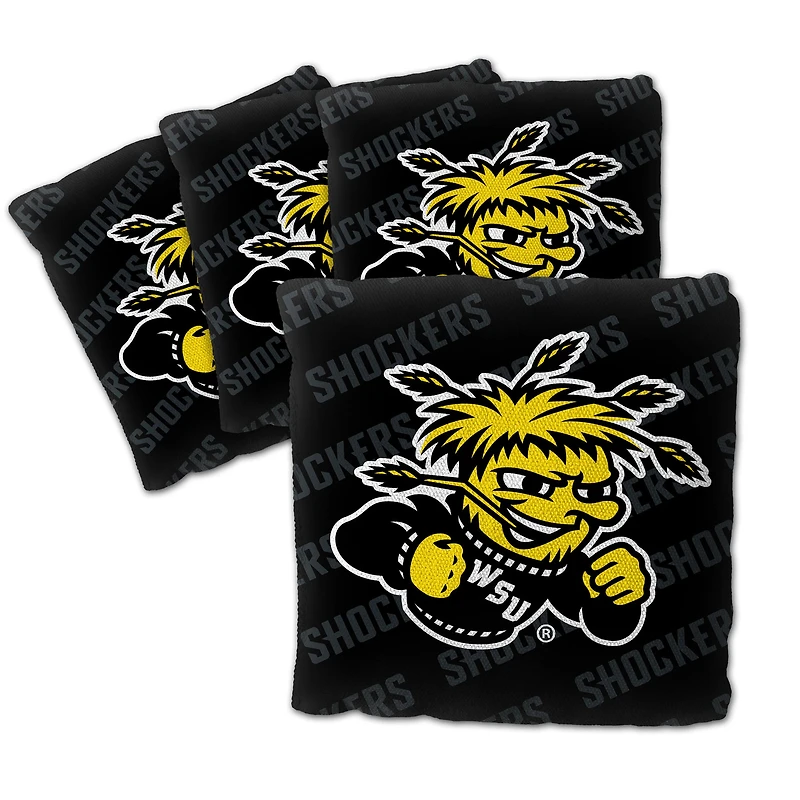 IDNA Wichita State Shockers Four-Piece Cornhole Bag Set
