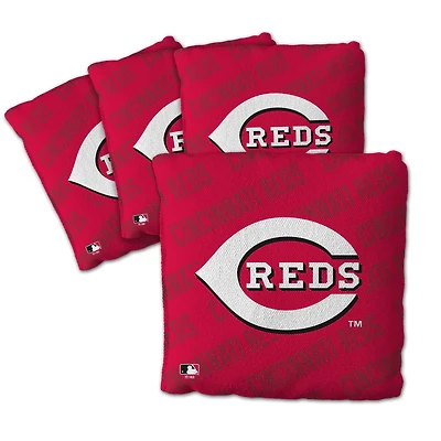 IDNA Cincinnati Reds Four-Piece Cornhole Bag Set