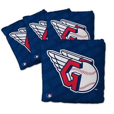 IDNA Cleveland Guardians Four-Piece Cornhole Bag Set