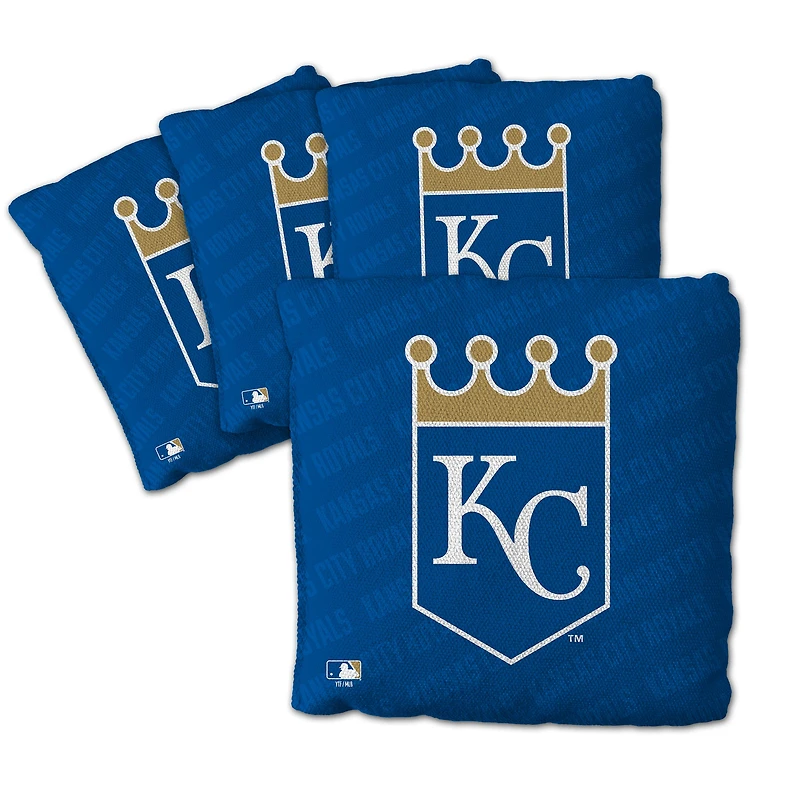 IDNA Kansas City Royals Four-Piece Cornhole Bag Set