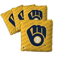 IDNA Milwaukee Brewers Four-Piece Cornhole Bag Set