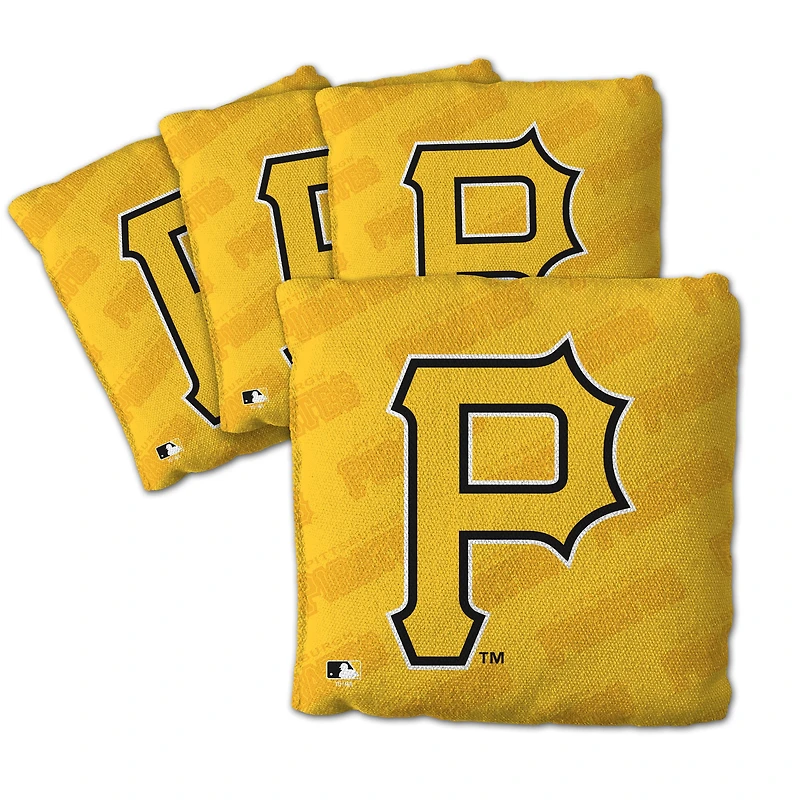 IDNA Pittsburgh Pirates Four-Piece Cornhole Bag Set