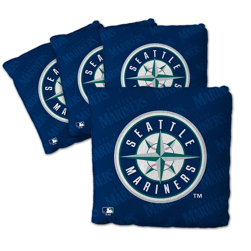 IDNA Seattle Mariners Four-Piece Cornhole Bag Set
