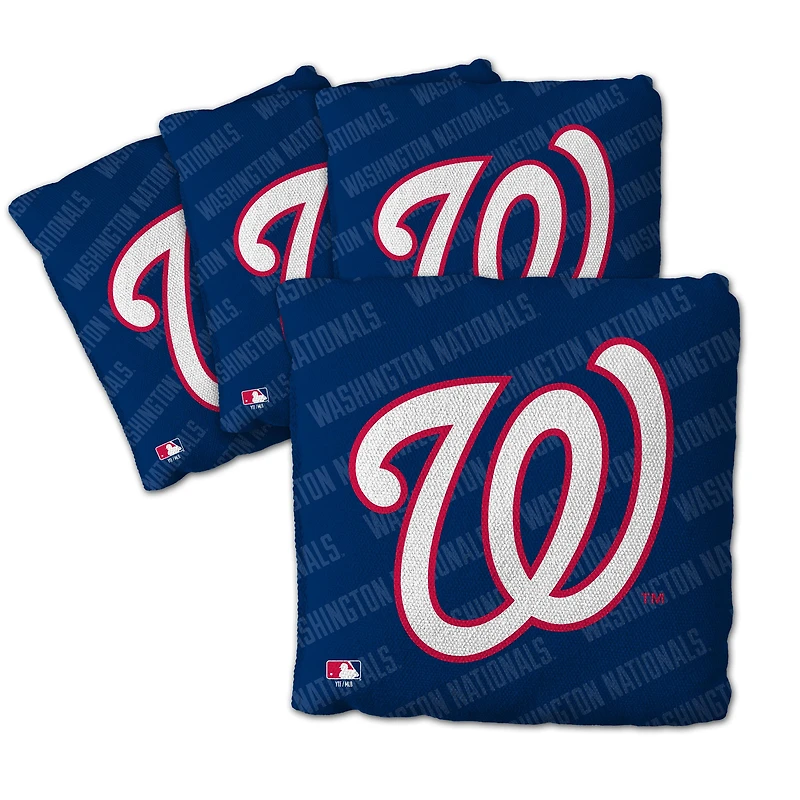 IDNA Washington Nationals Four-Piece Cornhole Bag Set