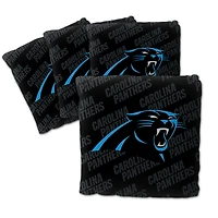 IDNA Carolina Panthers Four-Piece Cornhole Bag Set