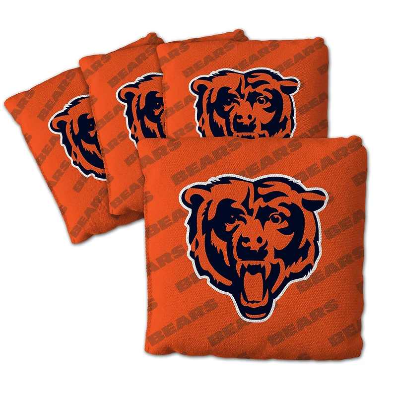 IDNA Chicago Bears Four-Piece Cornhole Bag Set