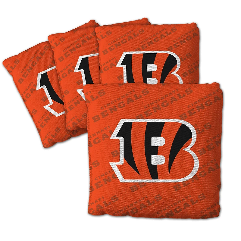 IDNA Cincinnati Bengals Four-Piece Cornhole Bag Set