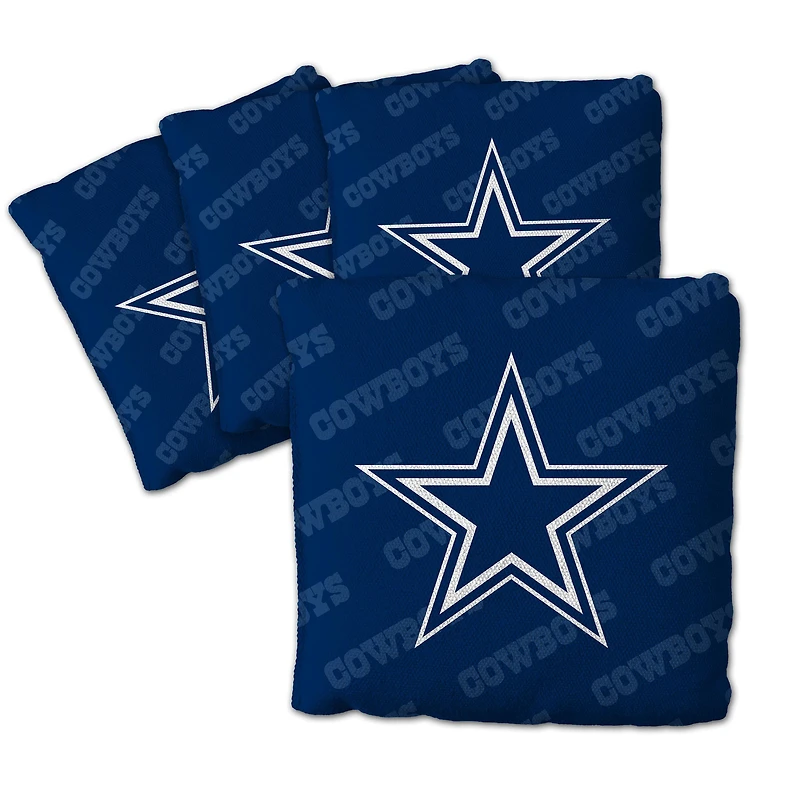 IDNA Dallas Cowboys Four-Piece Cornhole Bag Set