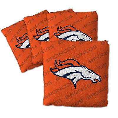 IDNA Denver Broncos Four-Piece Cornhole Bag Set
