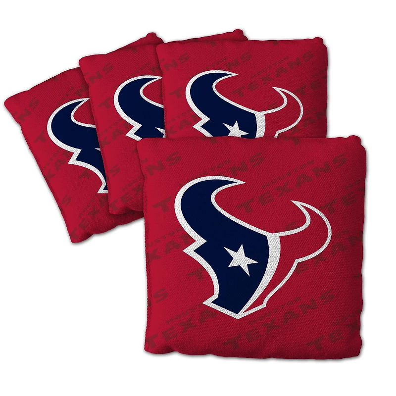 IDNA Houston Texans Four-Piece Cornhole Bag Set