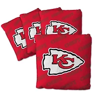 IDNA Kansas City Chiefs Four-Piece Cornhole Bag Set