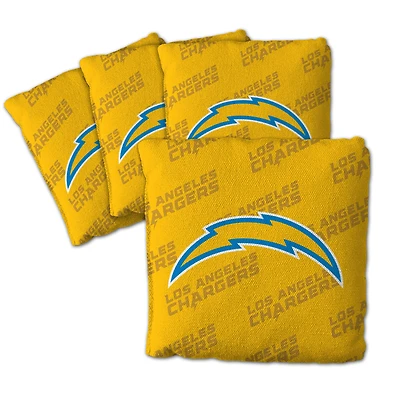 IDNA Los Angeles Chargers Four-Piece Cornhole Bag Set