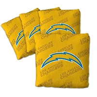 IDNA Los Angeles Chargers Four-Piece Cornhole Bag Set