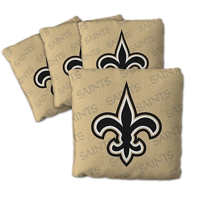 IDNA New Orleans Saints Four-Piece Cornhole Bag Set