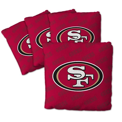 IDNA San Francisco 49ers Four-Piece Cornhole Bag Set