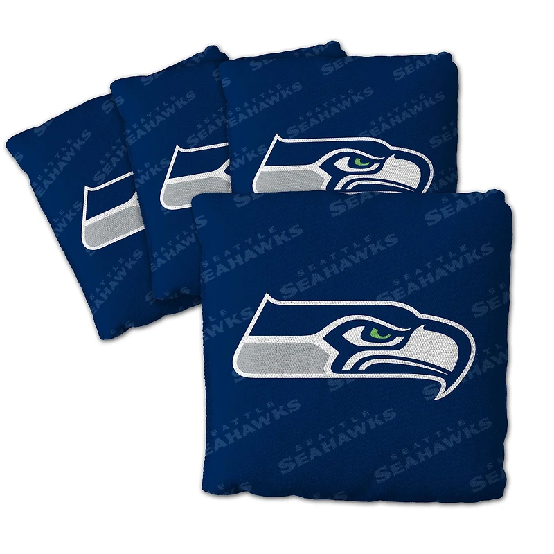 IDNA Seattle Seahawks Four-Piece Cornhole Bag Set