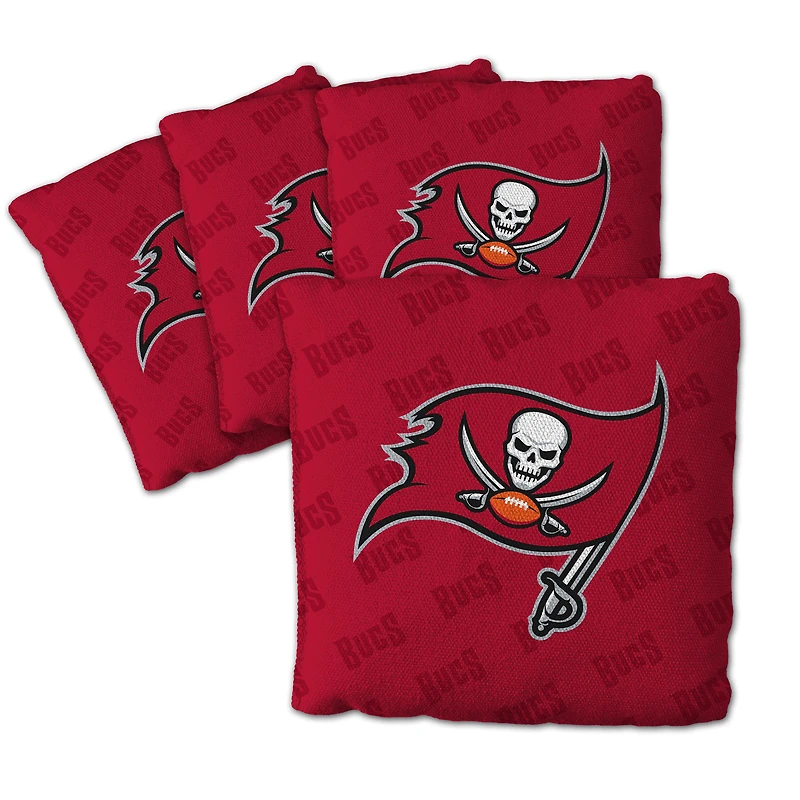 IDNA Tampa Bay Buccaneers Four-Piece Cornhole Bag Set