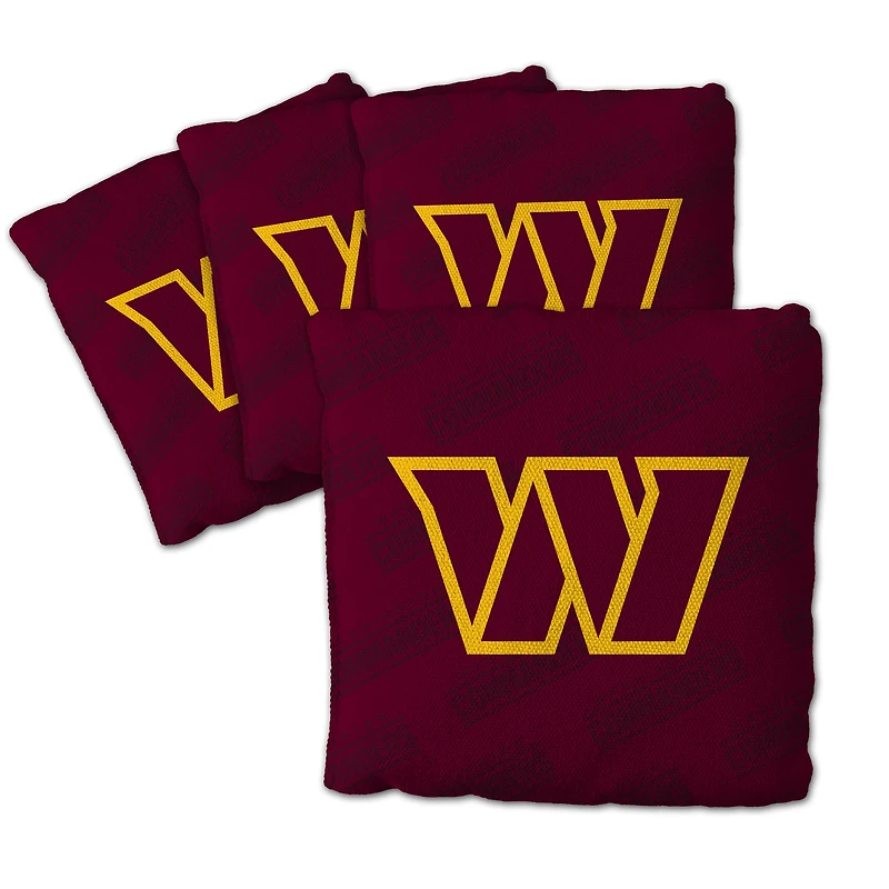 IDNA Washington Commanders Four-Piece Cornhole Bag Set