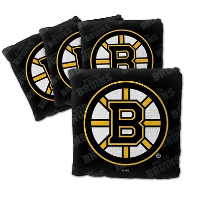 IDNA Boston Bruins Four-Piece Cornhole Bag Set