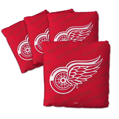 IDNA Detroit Red Wings Four-Piece Cornhole Bag Set