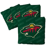 IDNA Minnesota Wild Four-Piece Cornhole Bag Set