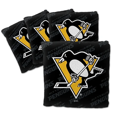 IDNA Pittsburgh Penguins Four-Piece Cornhole Bag Set