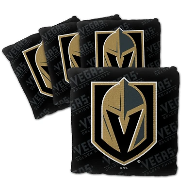 IDNA Vegas Golden Knights Four-Piece Cornhole Bag Set