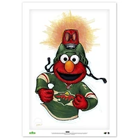Elmo Minnesota Wild 24" x 36" Sesame Street Limited Edition Fine Art Print