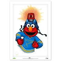 Elmo St. Louis Blues 24" x 36" Sesame Street Limited Edition Fine Art Print