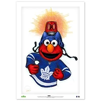 Elmo Toronto Maple Leafs 24" x 36" Sesame Street Limited Edition Fine Art Print