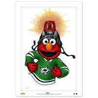 Elmo Dallas Stars 24" x 36" Sesame Street Limited Edition Fine Art Print